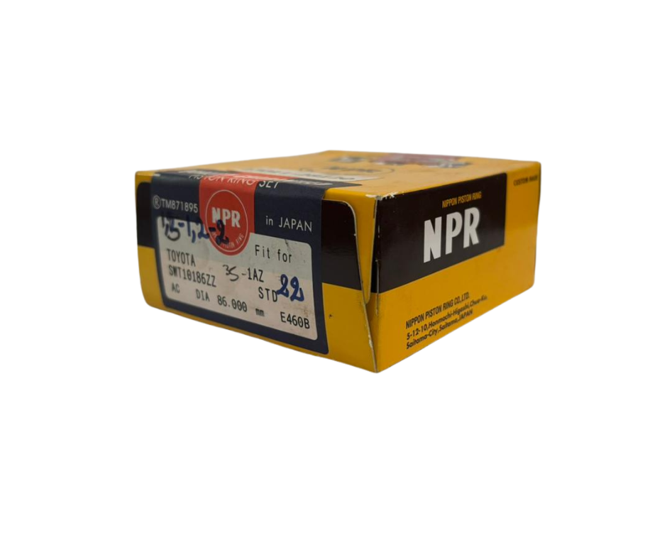 Juego de Aros de Pistón NPR 1AZ / 1AZ-FE STD