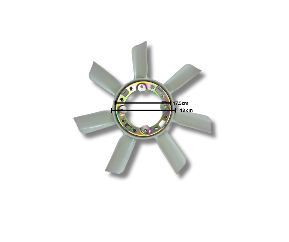 Aleta de Ventilador TOY L, 2L, 3L (16361-54040-22) - Imagen 3